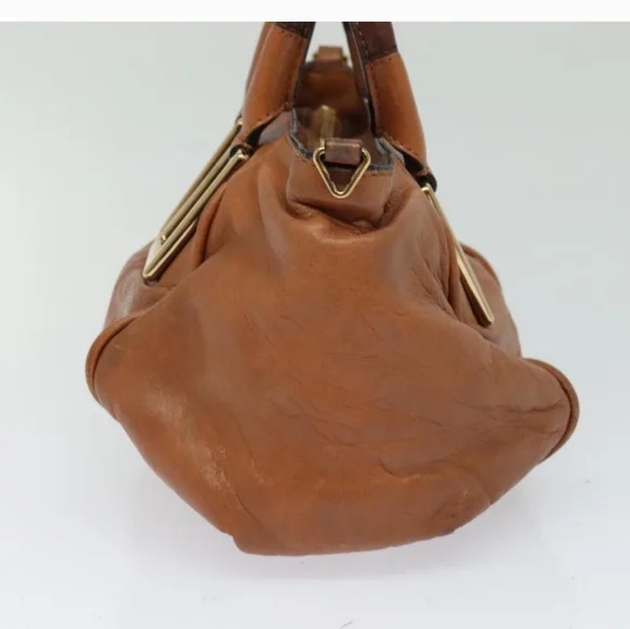 Brown Leather Chloe Bag With Shoulder Strap - Picture 4 of 13
